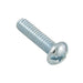 Machine Screw, Round Head, Combination Sqaure Socket Slot Drive, #4-40 UNC x 3/8" Length, Steel Zinc Plated Trivalent by Spaenaur Inc.