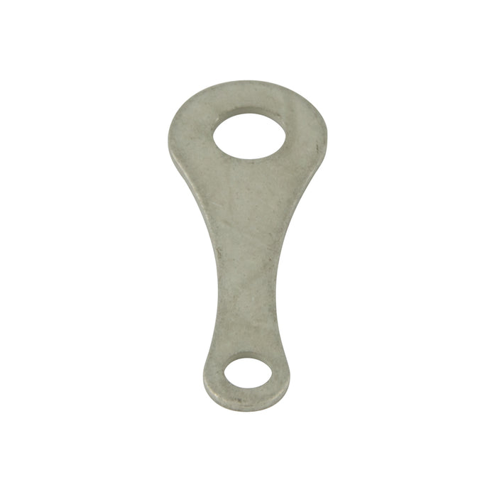 Borne plate, trou pour fil de 0,087 po, vis n° 10, longueur hors tout 7/8 po, laiton étamé à chaud par Spaenaur Inc.