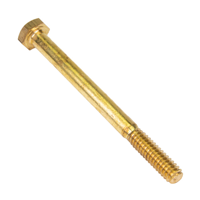 Vis à tête hexagonale 5/16"-18 UNC x 1 1/2" LG Laiton ANSI B18.2.1-Dernière version
