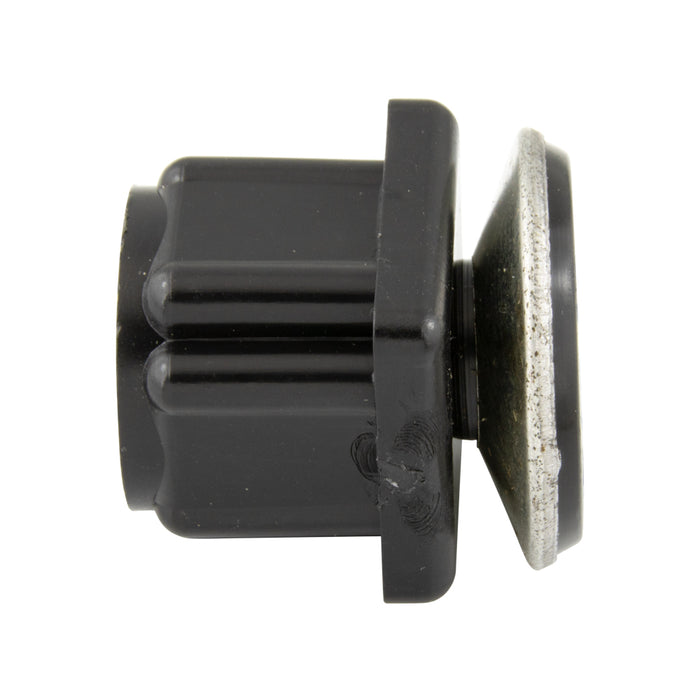 Swivel Glide for Inside Square Tube for 1" OD Square Tube #16-18 Gauge Plastic & Steel, Chrome Finish by Spaenaur Inc.