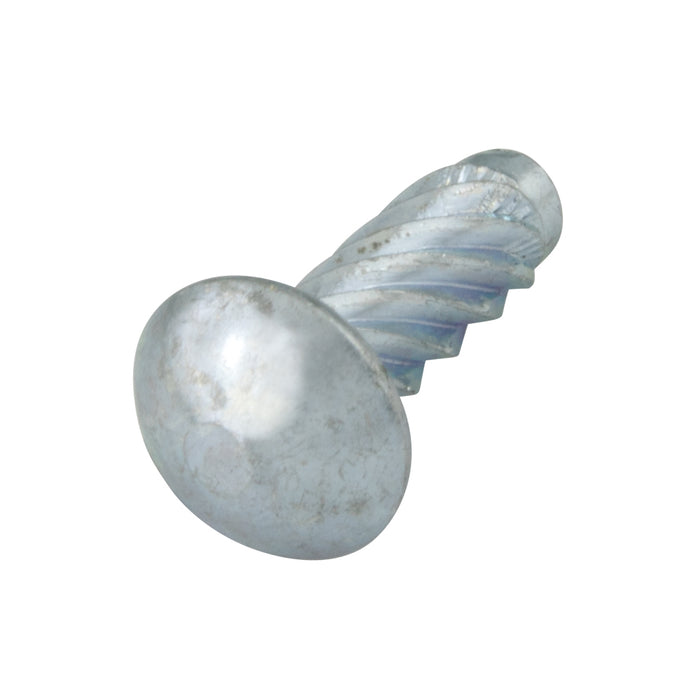 Type U Drive Screw, Round Head, #7 Gauge(0.152") x 1/2" Length, Steel Zinc Plated, ASME/ANSI B18.6.4