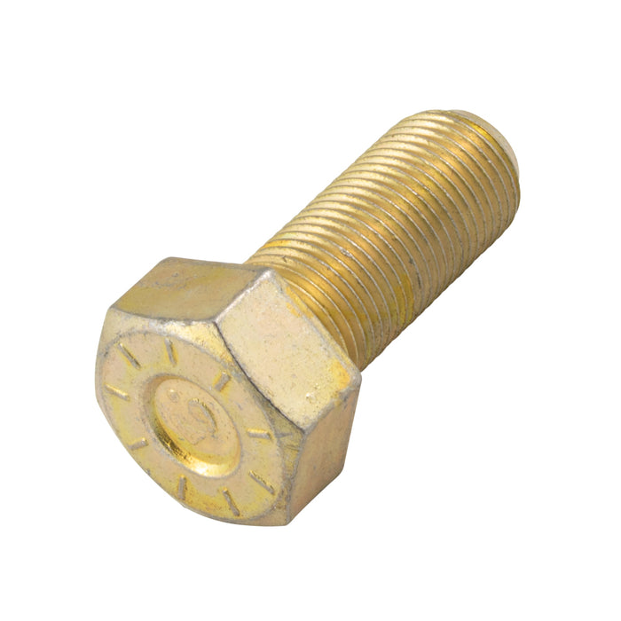 Vis à tête hexagonale, fixation L9 3/4 po-10 UNC x 12 po de longueur Lamalloy L9 Dichromate de zinc-Or