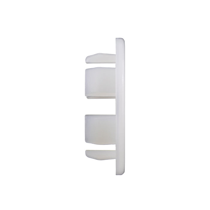 Bouchon pour trou, liant HD, finition lisse, trou de 0,187 po x épaisseur de panneau de 0,031/0,140 po, nylon naturel 6/6, par Spaenaur Inc.