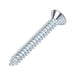 Tapping Screw, Flat Head Security Hex Socket Drive, #8 x 5/8" Length, Steel Zinc Plated by Spaenaur Inc.