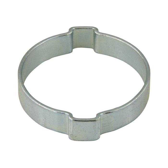 2-Ear Hose Clamp 9/16" (.492"-.591" Range) .295" Width, .0394" Mat Thickness Inner Width Of Ear .1575" C-1008 Steel Zinc Plated