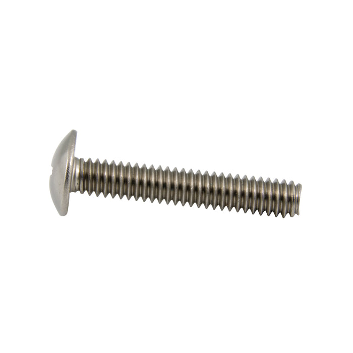Machine Screw, Truss Head, Phillips Drive, #10-32 UNF x 1" Length, Stainless Steel by Spaenaur Inc.