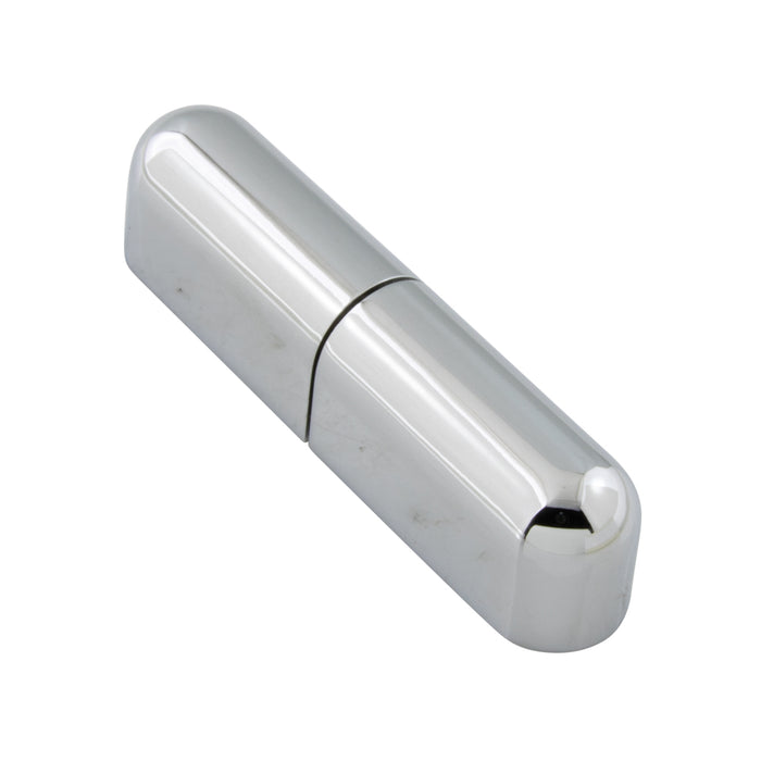 Block' Hinge for Offset Doors Large Size (100mm total Length) Holes Tapped M8 x 13mm (2 Halves, Bottom Half W/Fixed Pin) Zinc Diecast Plain Finish