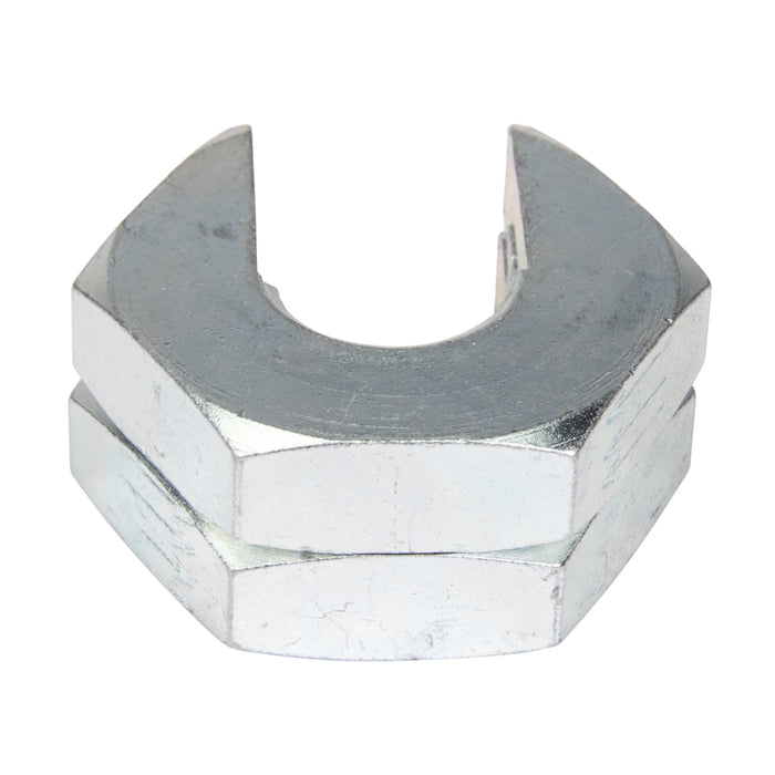 Contre-écrou Slip-On 1/4"-20 UNC (5/8" AF x 3/8" THK) en acier laminé à froid 1018, zingué brillant, de la marque Slip-on®