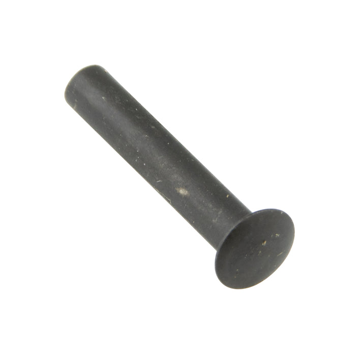 Oval Head Tubular Rivet 9/64" x 19/64" L (5/16" Head DIA) Steel, Black Oxide Finish by Spaenaur Inc.