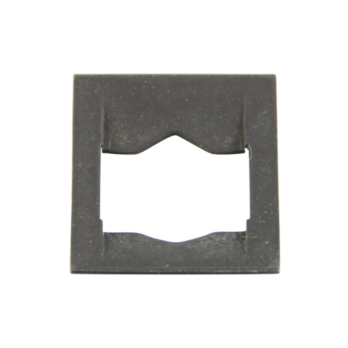 Spring Nut Push-On, Rectangular Stud .375" x .75" LGTH x .56" Wide x .020" THK Spring Steel Heat Treated Phosphate & Oil