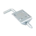 Spring Bolt 50mm (LGh) x 60mm (Wdh) x 15mm (Hgt), 7mm Hole DIA. Steel Zinc Plated by Spaenaur Inc.