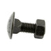 Carriage Bolt W/Hex Nut DIN 603/555 M16 x 2.00 x 45mm 3.6 or 4.6 Steel Plain DIN 603/555/4.6 M16X45 by Spaenaur Inc.