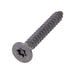 Tapping Screw, Flat Head Torx TR20 Drive, #10 x 3/4" Length, Steel Plain by Torx®