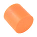 LONG Tube Cap 1 1/4" ID x 1 3/4" Inside LGTH Low Density Polyethylene Colour orange by Spaenaur Inc.