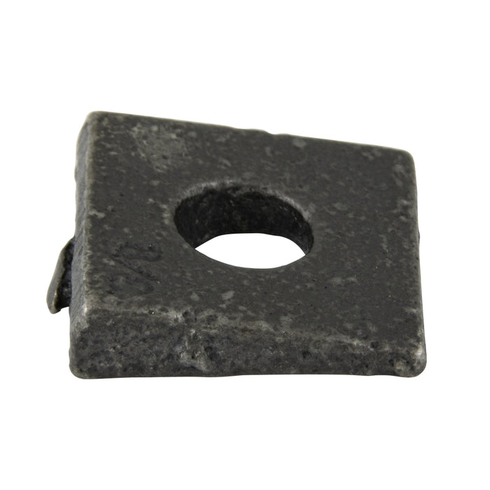 Square Bevel Washer, 16 2/3% Slope for 1/2" Bolt DIA Malleable Iron, Plain Finish