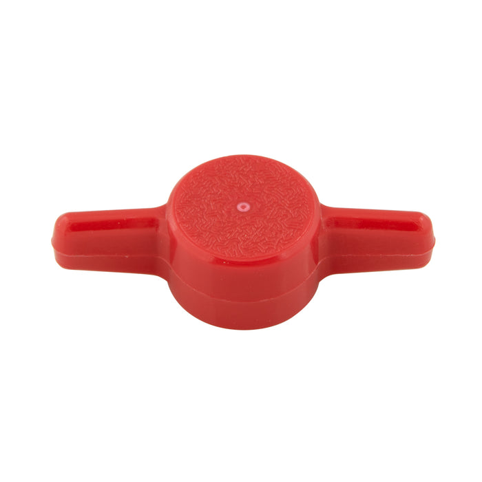 Shear-Loc Tee Knob, Metric M5 Dupont Delrin 500 Red by Spaenaur Inc.