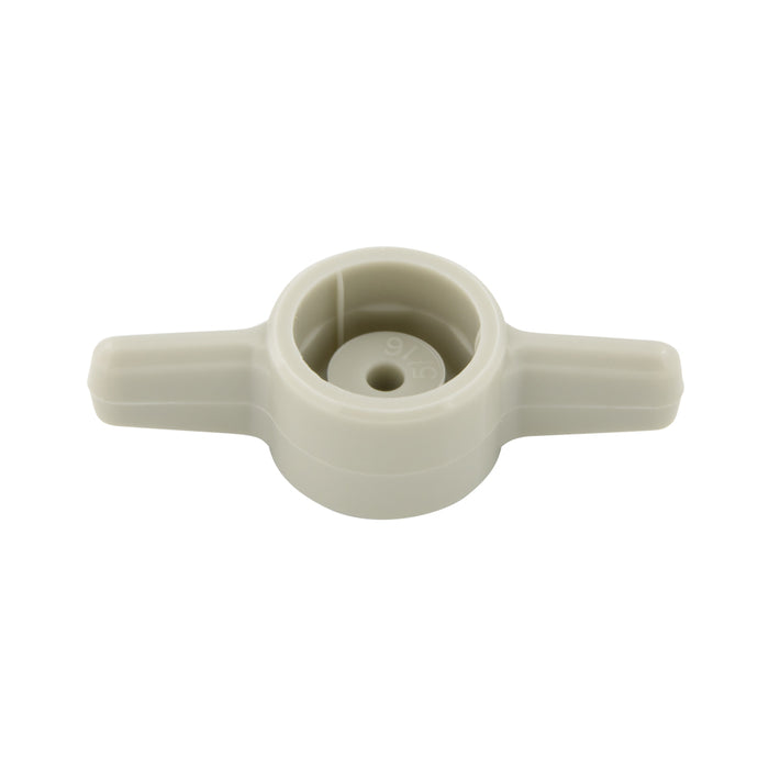 Shear-Loc Tee Knob #10 Dupont Delrin 500 Gray