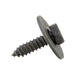 Sems Indented Hex Hd Machine Screw, With 3/4" OD Flat Washer, Dog Point, 1/4"-20 UNC X 3/4", Low Carbon Steel, Phosphate & Oil by Spaenaur Inc.