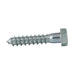 Lag Screw, Hex Head, 3/8" x 3-1/2" Length, Steel Zinc Plated by Spaenaur Inc.