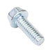 Machine Screw, Washer Head, Slotted Drive, #12-24 UNC x 5/8" Length, Steel Zinc Plated by Spaenaur Inc.