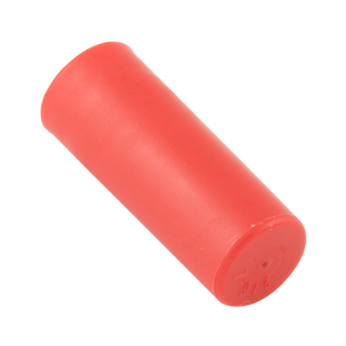 LONG Tube Cap 1 1/4" ID x 1 1/2" Inside LGTH Low Density Polyethylene Colour Red