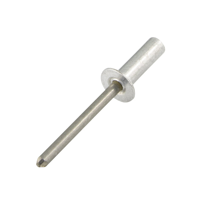 Pop Rivet 120 Degree Countersunk Head, Closed End 1/8" x .548" L (.251"-.312" Grip) Aluminum Rivet, Steel Mandrel