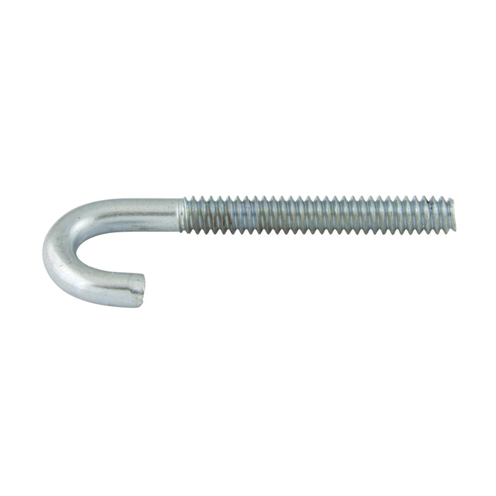 "J" Bolt 3/8"-16 UNC x 7" O/A LGTH Steel Zinc Plated by Spaenaur Inc.