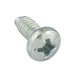 Thread Rolling Screws, Pan Head Phillips Drive, Fully-Threaded, #8-32 x 3/8" Length, Case Hardened Low Carbon Steel Trivalent Zinc Plated by Spaenaur Inc.