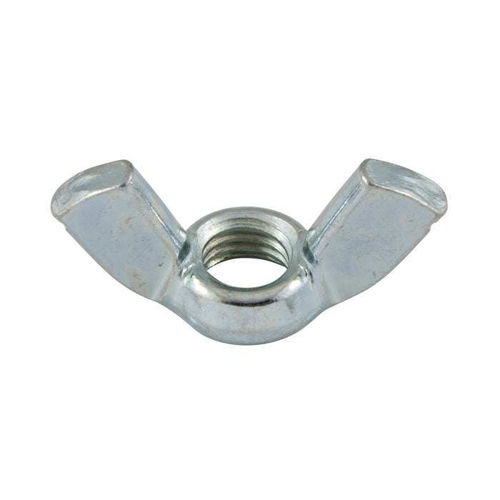 Écrou à oreilles, ~UNI 5448A M6 x 1,00 pas, acier à faible teneur en carbone, forgé à froid, zingué par Spaenaur Inc.