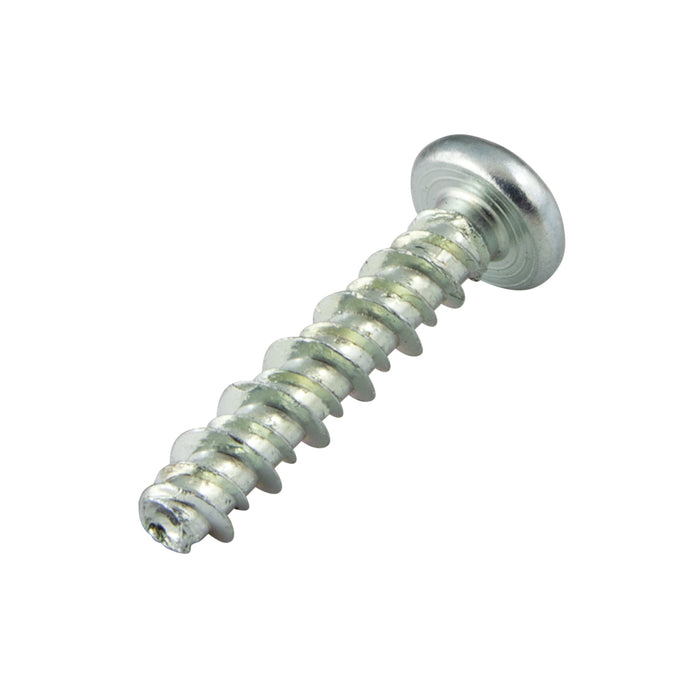 Tapping Screw, Hex Washer Head Unslotted Drive, Type AB, #14 x 1/2" Length, Low Carbon Steel Trivalent Zinc Plated