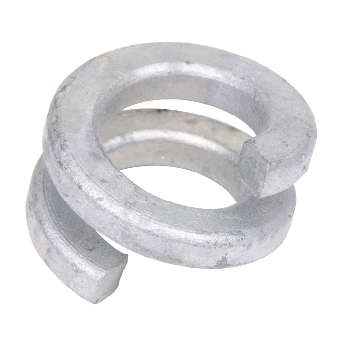 Rondelle hélicoïdale à double spirale pour boulon 5/8 po (largeur 0,234 po x épaisseur 0,188 po) en acier au carbone traité thermiquement et galvanisé à chaud par Spaenaur Inc.