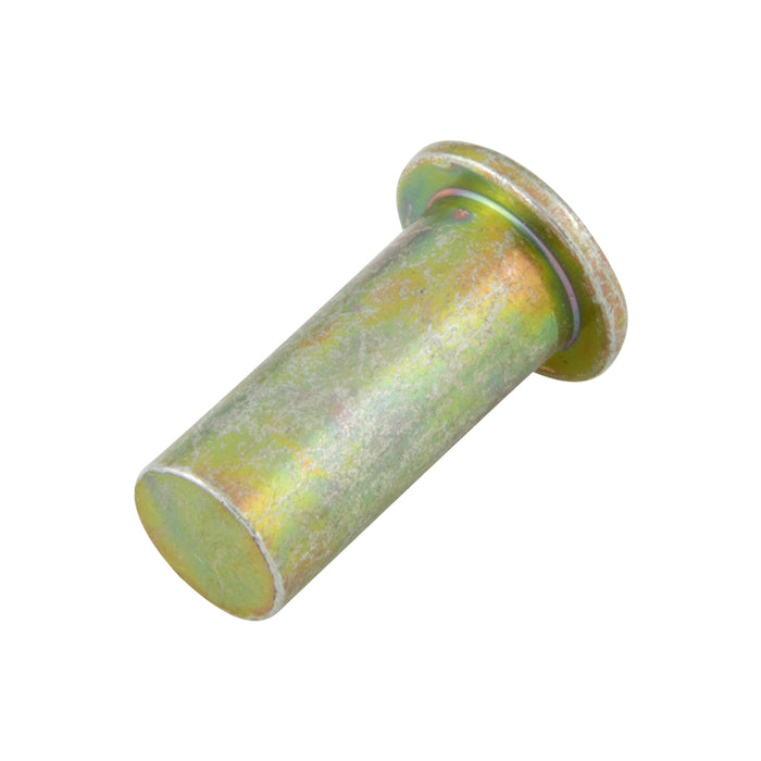 Rivkle Blind Rivet Nut Flat Cylindrical Head Closed End Keyless M4 x .25 - 1.00 Grip Range Steel Zinc Dichromate