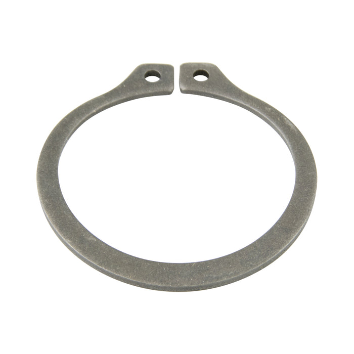 Anneau de retenue externe (courbé) 25/32 po de diamètre d'arbre x 0,722 po de diamètre libre, en acier à ressort à haute teneur en carbone, sans revêtement, fabriqué par Spaenaur Inc.