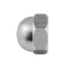 Écrou borgne, M6 x 1,00 mm, largeur à plat (WAF) 10,0 mm, épaisseur (THK) 9,0 mm, aluminium, conforme à la norme DIN 917, fabriqué par Spaenaur Inc.