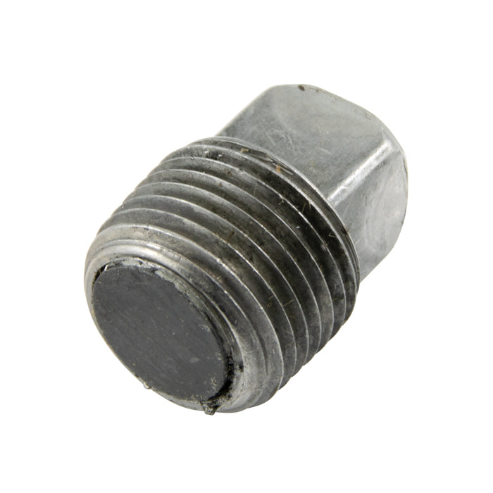 Bouchon magnétique carré pour tuyau, type barre, aimant « Ceramic I » 1-1/2 po-11 1/2 NPTF x 1,45 po L.T.A., corps en fonte, par Spaenaur Inc.