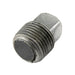 Square Head Magnetic Pipe Plug 1/4"-18 NPTF x .96" O/A LGTH Neodymium Magnet, Steel Body by Spaenaur Inc.