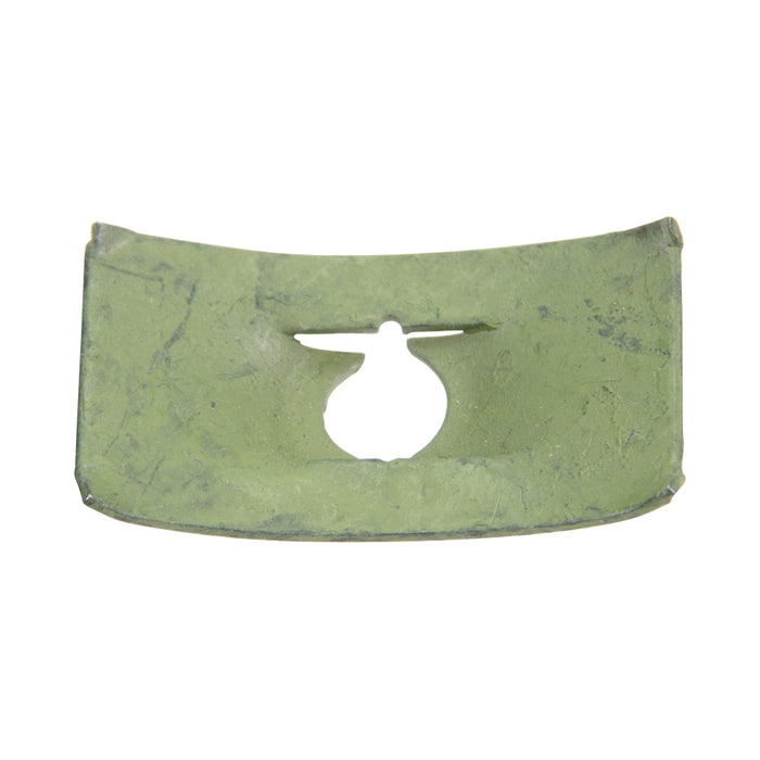 Spring Nut, Flat Rectangular Type (Corners Turned Down) 1/4"-20 UNC Spring Steel Heat Treated Phosphate & 2 Coats Olive Drab