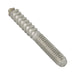 Hanger Bolts, Fully Threaded, 1/4"-20 x 3-1/2" Length, Stainless Steel by Spaenaur Inc.