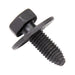 Machine Screw, Hex Head Bolt With Conical Washer Head, Unslotted Drive, 8 mm x 1.25 x 25 mm Length, Steel Plain by Spaenaur Inc.