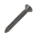 Tapping Screw, Flat Head Security Hex Socket Drive, #8 x 1-1/4" Length, Steel Black Phospate by Spaenaur Inc.