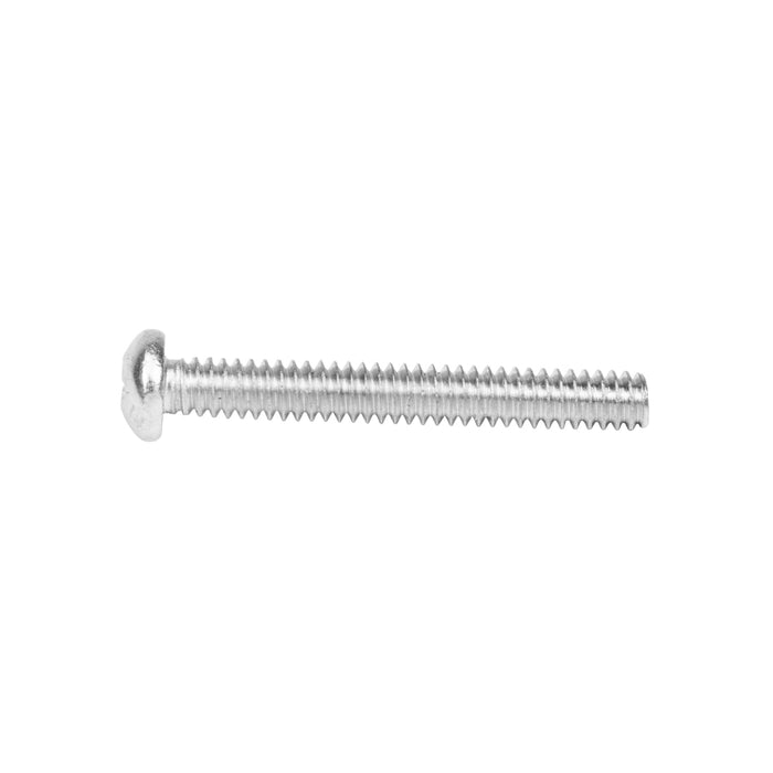 Machine Screw, Round Head, Phillips Socket Recess Drive, #8-32 UNC x 1" Length, Steel Zinc Plated by Spaenaur Inc.