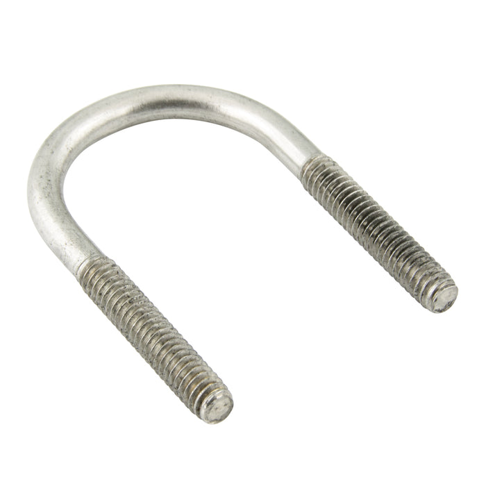 U-Bolt, for 3 1/2" Pipe 1/2"-13 UNC x 4" Inner Width x 5-1/2" Inner Length 18-8 Stainless Steel
