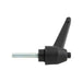 Push Button Clamping Lever, Male 3.03" Length, 5/16"-18 x 1" Stud 1.81" Overall Height Thermoplastic Material Black by Spaenaur Inc.
