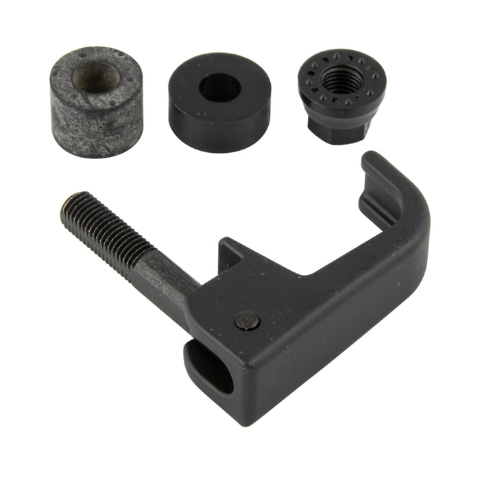 Swell Latch, Heavy Duty .130" to .190" Frame THK x .766" DIA Hole Die Cast Zinc, Black Polyester Powder Coat by SouthCo
