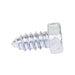 Tapping Screw, Hex Head Unslotted Drive, Type AB, 3/8" x 1-1/2" Length, Steel Zinc Plated by Spaenaur Inc.