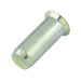 Écrou à rivet aveugle Rivkle à tête fraisée, extrémité fermée, sans clé, M4 x 1,25 - 1,75, plage de serrage, acier, dichromate de zinc, par Spaenaur Inc.