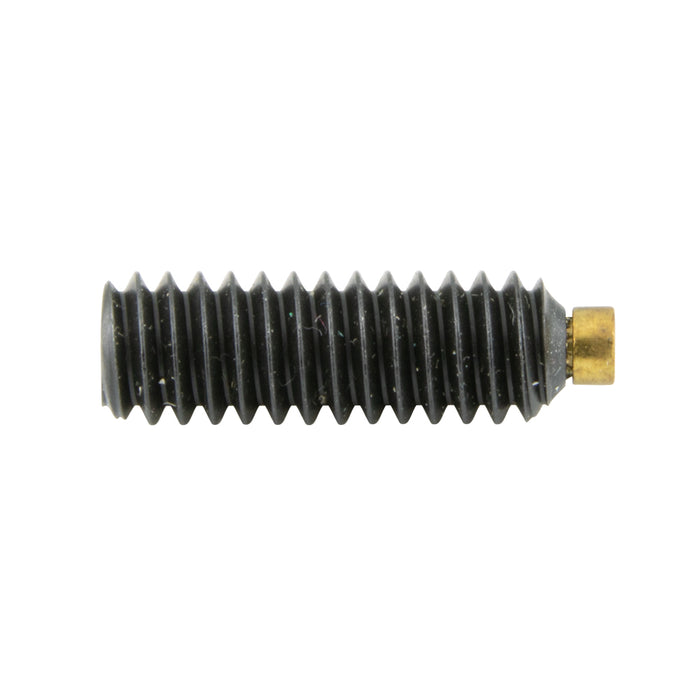 Hex Socket Set Screw with Brass Tip 3/4"-10 UNC x 3/4" LG Alloy Steel Not Plated