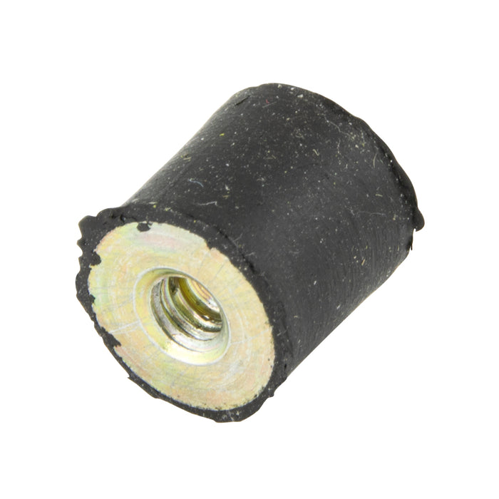 Anti-Vibration Mount,Cylindrical with Twin Inserts, Style 7 15mm DIA x 15mm HT, M4 x 0.70 THRD Vulcanizd Natural Rubber,50-60 Duro by Spaenaur Inc.