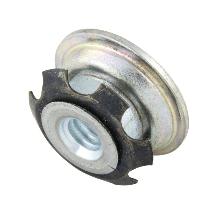 Round Metal Threaded Adaptors 7/8" Round Tube DIA W/3/8"-16 UNC Steel Zinc Pl Base Finish by Spaenaur Inc.