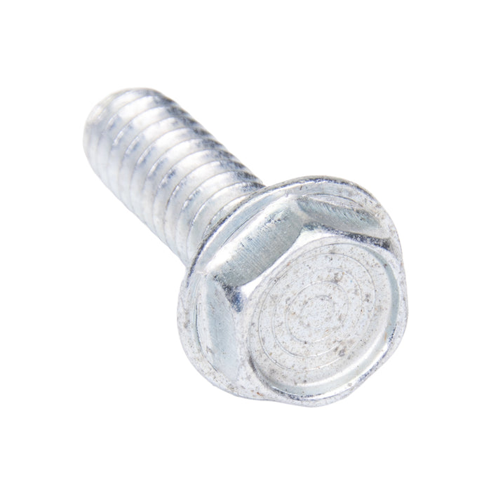 Machine Screw, Indented Hex Washer Head, Unslotted Drive, #10-24 UNC x 5/8" Length, Steel Zinc Plated by Spaenaur Inc.